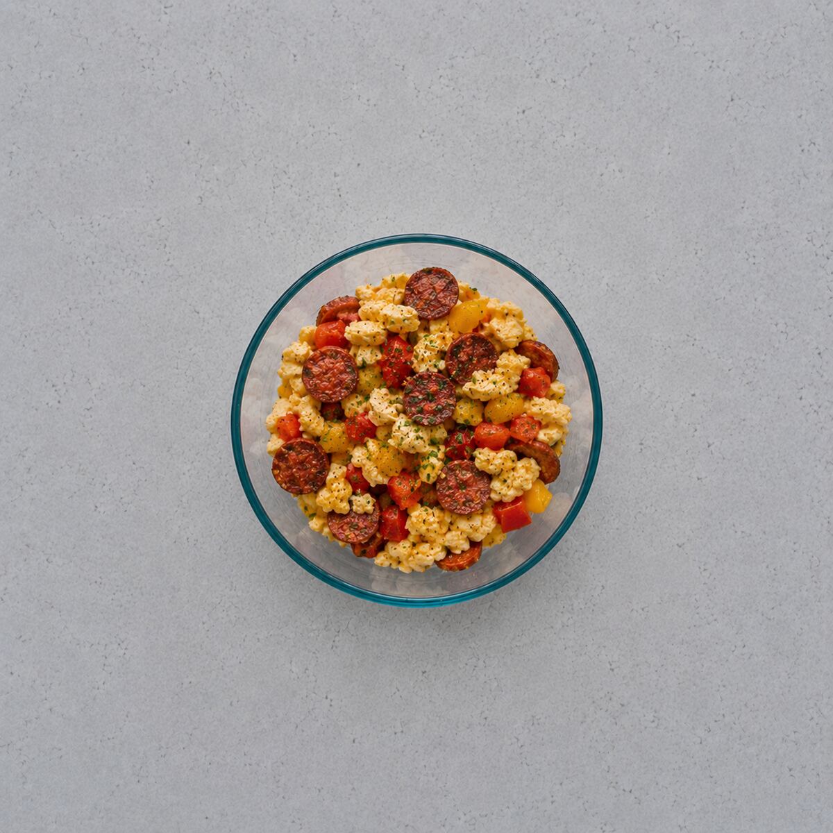 Chorizo & Pepper Scramble