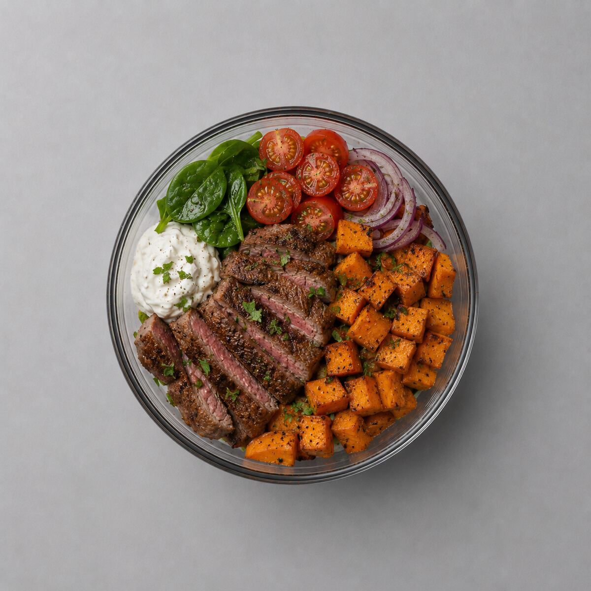 Steak & Sweet Potato Bowl