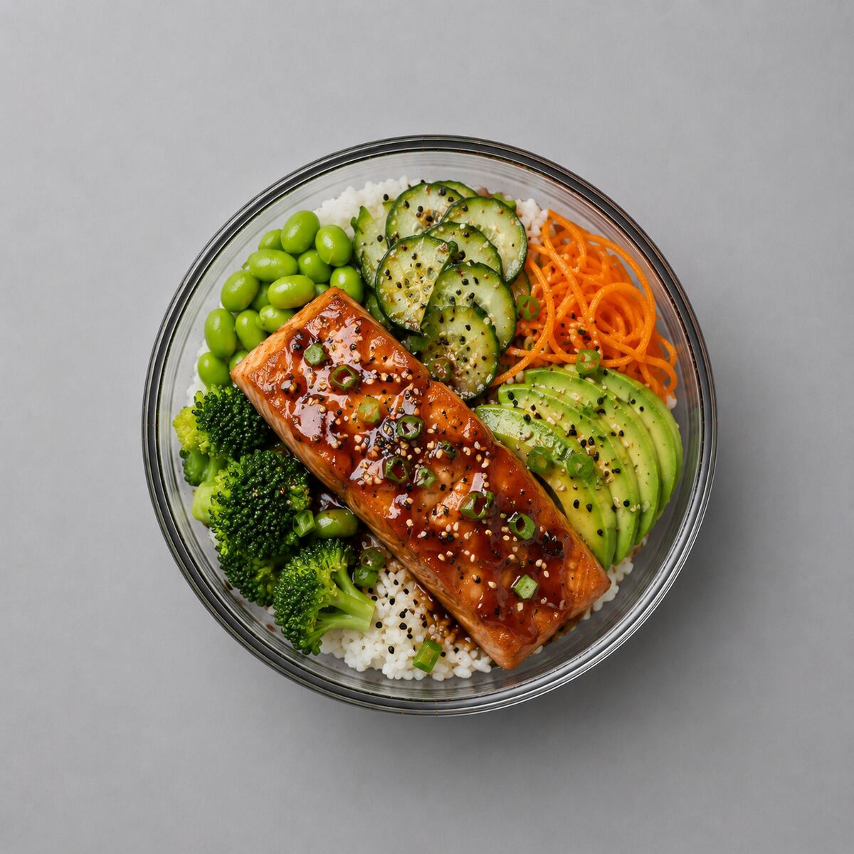 Teriyaki Salmon Rice Bowl